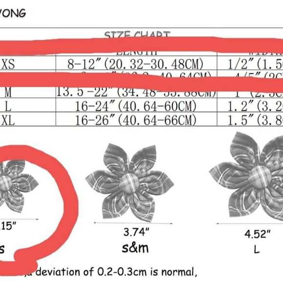 DOGWONG St. Patrick's Day Dog Collar with Flower, Green Shamrock XS - Picture 2 of 6